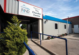 refurbished modular building for charity